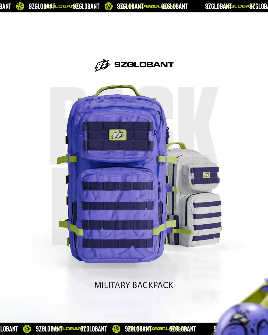 9z backpack in 3D