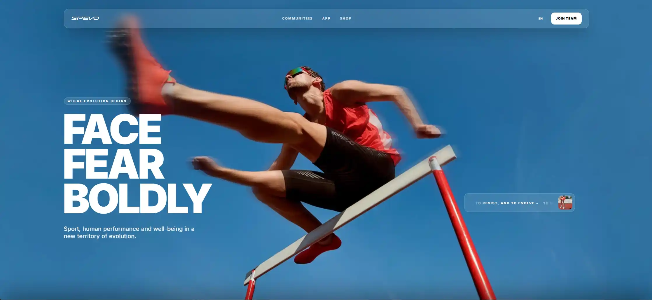 Spevo, Sport & Human Performance
